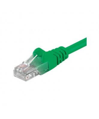 UTP-kabel - 0.25 meter CAT5e straight Groen