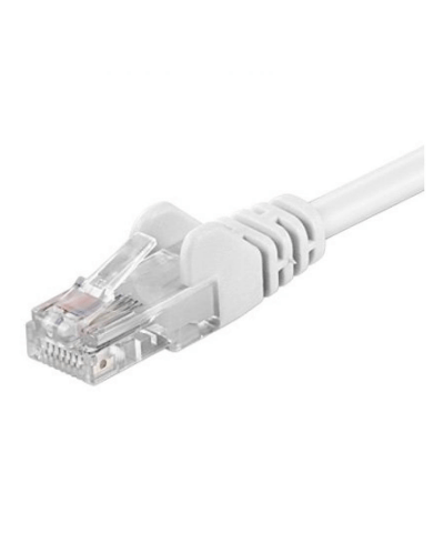 UTP-kabel - 0.25 meter CAT5e straight Wit