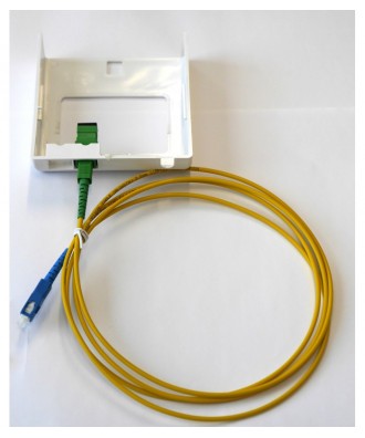 Glasvezel patch cover TK01 incl. SC-APC/SC-PC glasvezelkabel