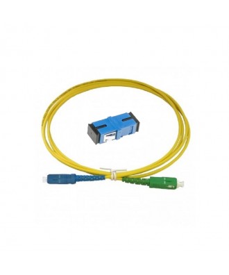 SC-SC BLAUW-GROEN (SC-APC/SC-UPC) glasvezelkabel-set