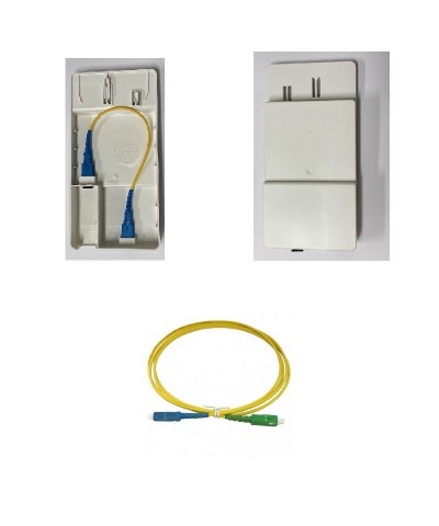 SC-(U)PC/SC-APC TY01 patch cover incl. glasvezelkabel SC-BLAUW-SC-GROEN