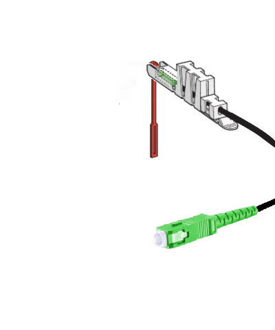 SC-APC/SC-APC AT01 Attema Glasvezelkabel GROEN-GROEN