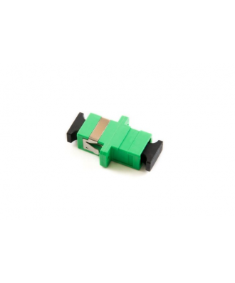 Glasvezel koppelblok GROEN (2 x SC-aPC)