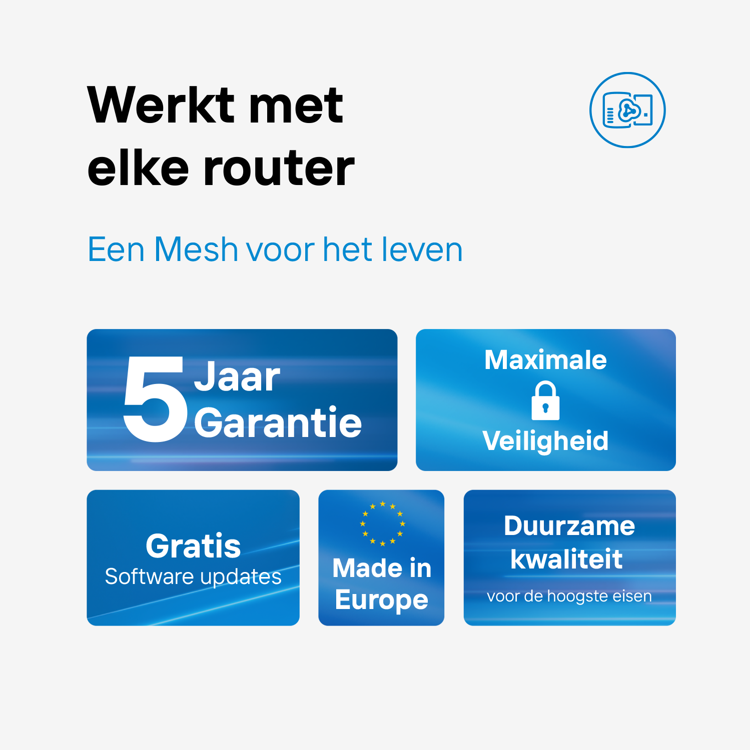 Werkt met elke router